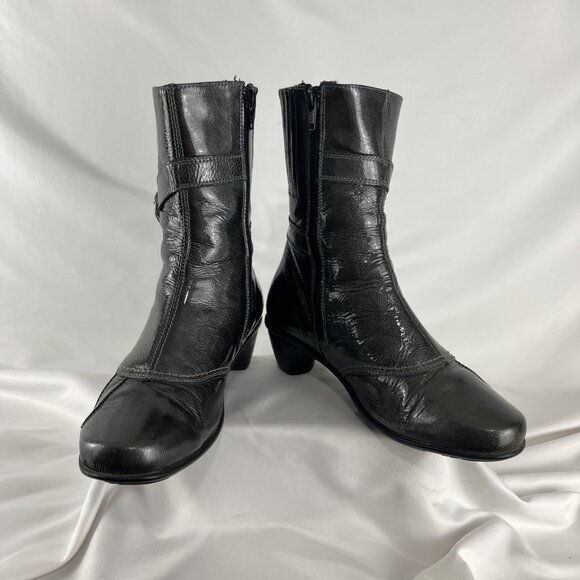 Naot Grey Patent Ankle Boots Womens EU Size 37 - Picture 4 of 11